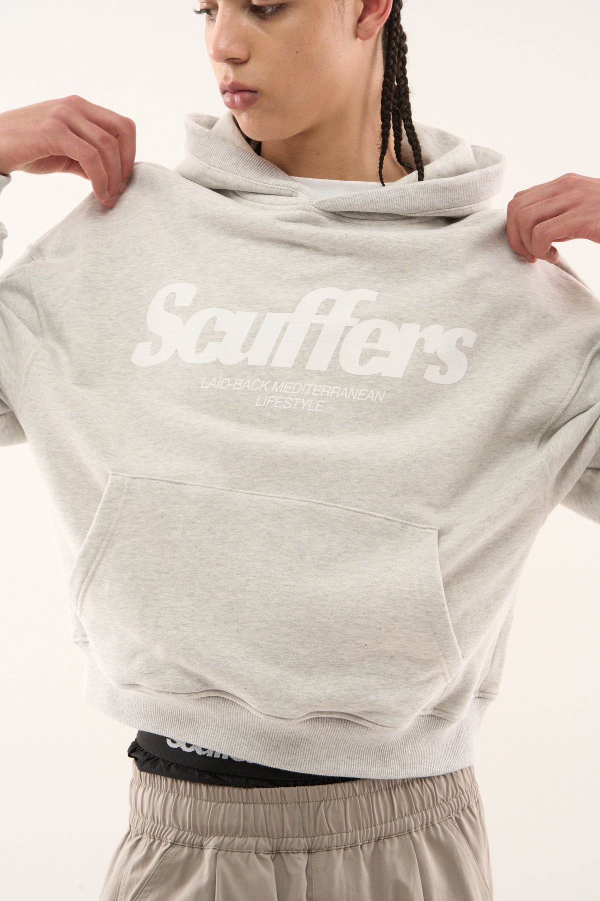 Pop Light Grey Hoodie