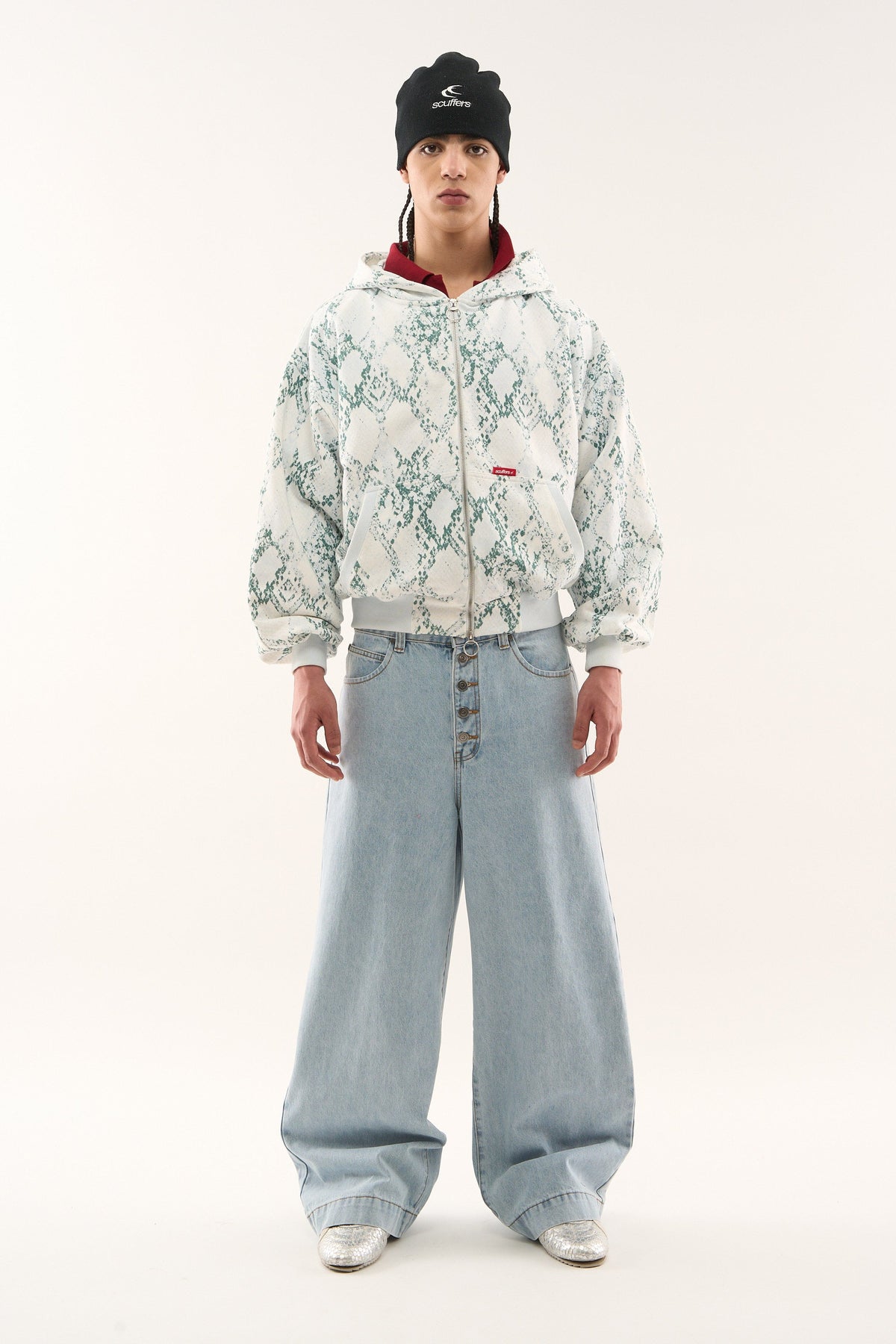 SCFF Blue Snake Zipper