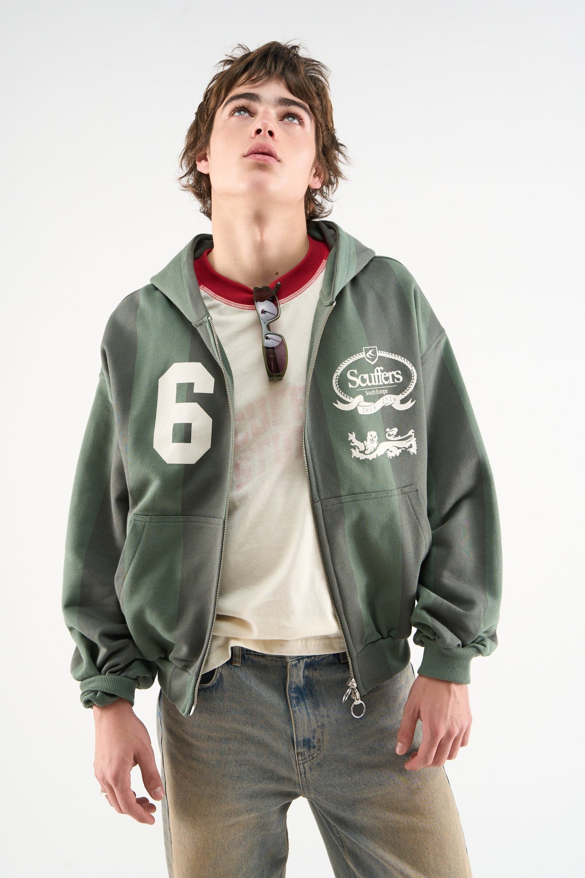 Picadilly Green Zipper