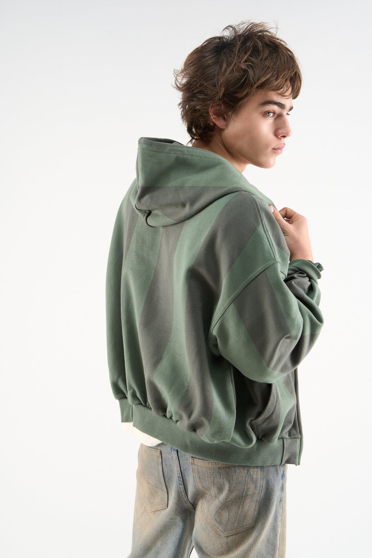 Picadilly Green Zipper