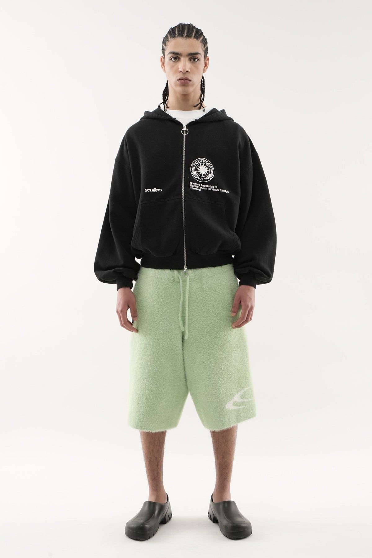 Champ Black Zipped Hoodie