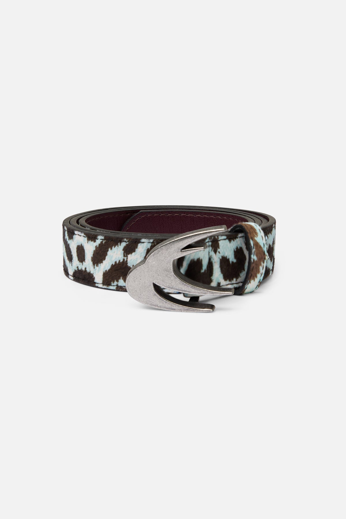White Leopard Belt