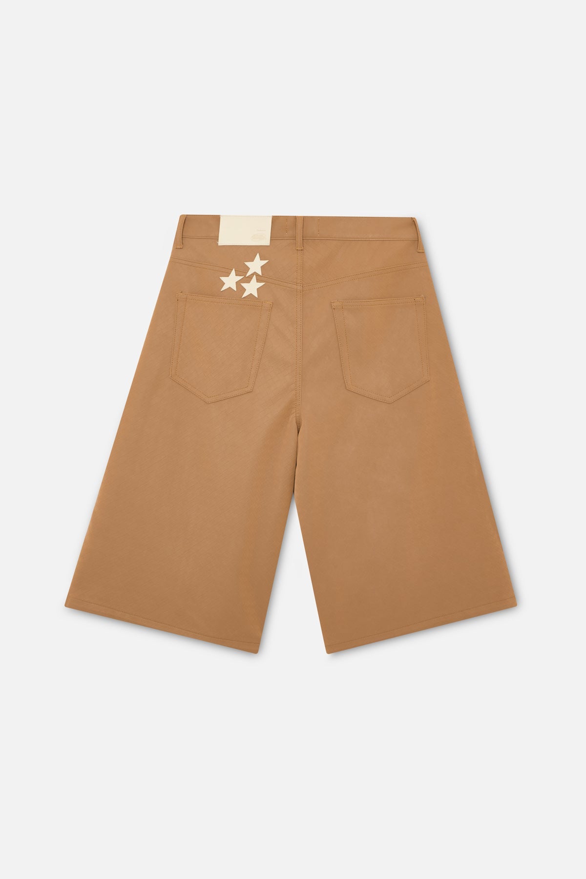 Braided Camel Jumbo Shorts