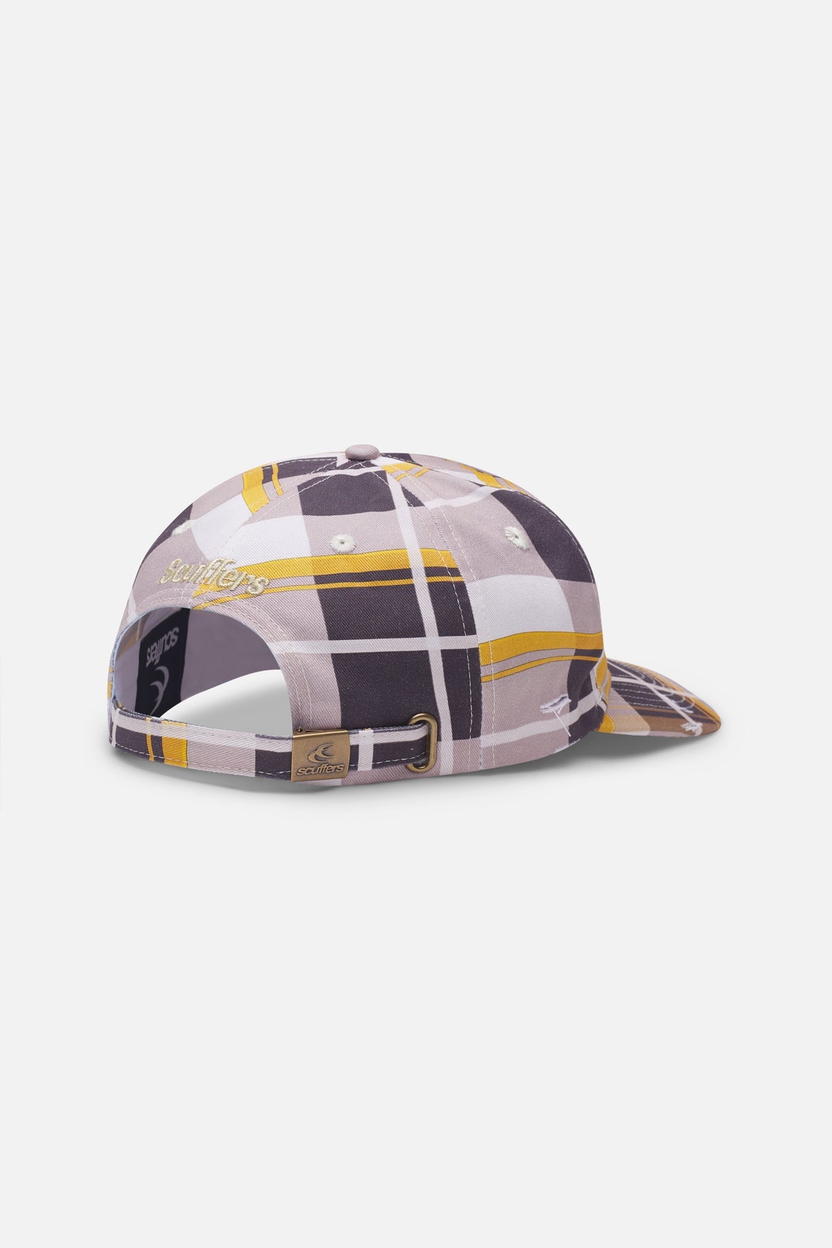 Checks Brown Cap