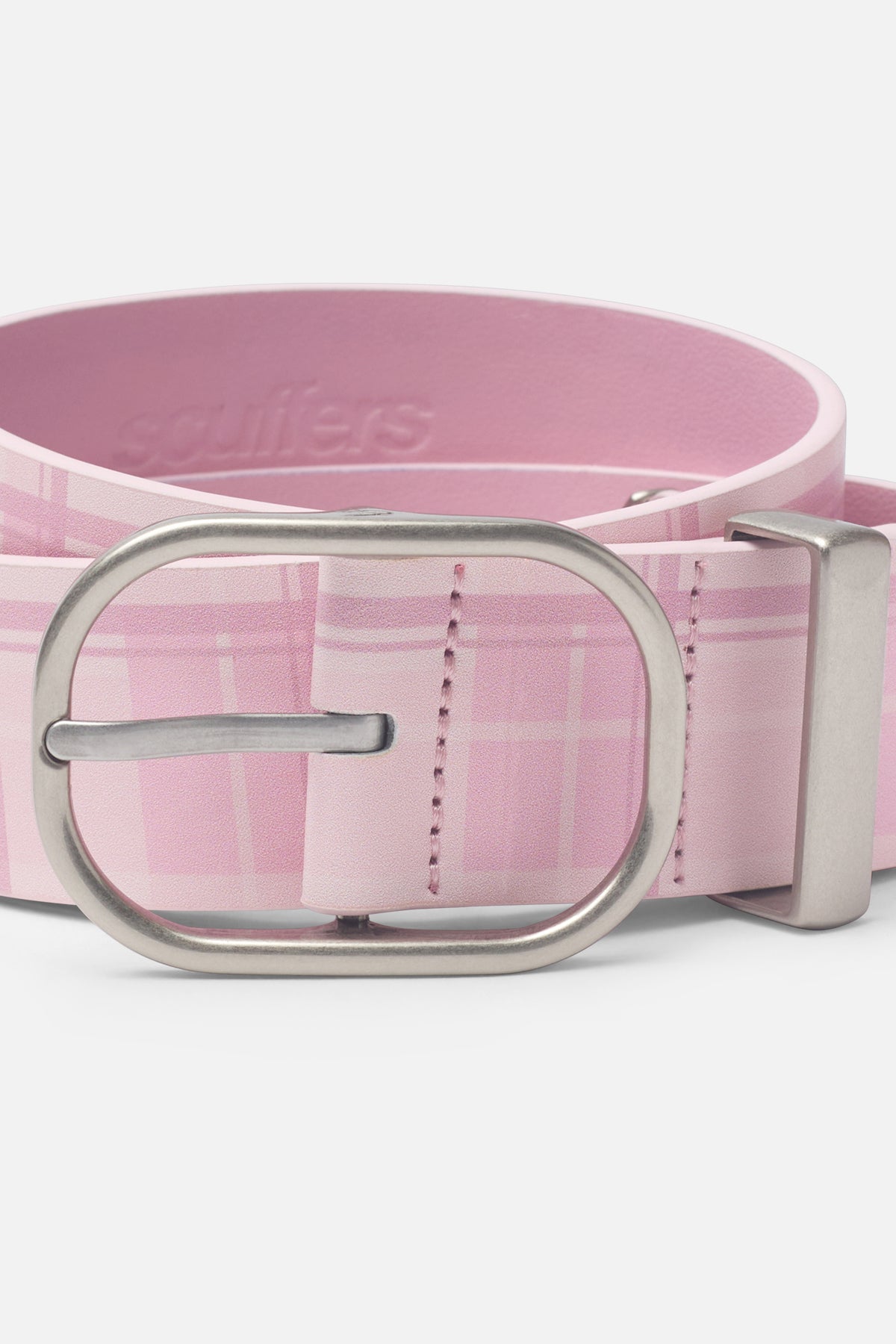 Checkered Pink Belt