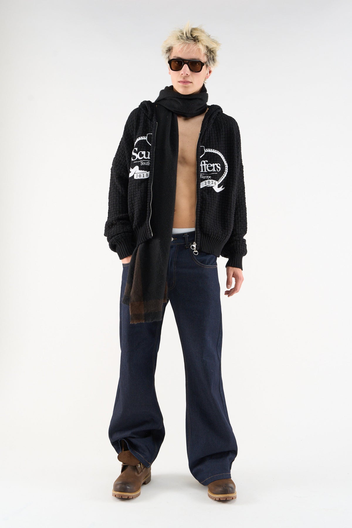 South Europe Dark Knit Zipper