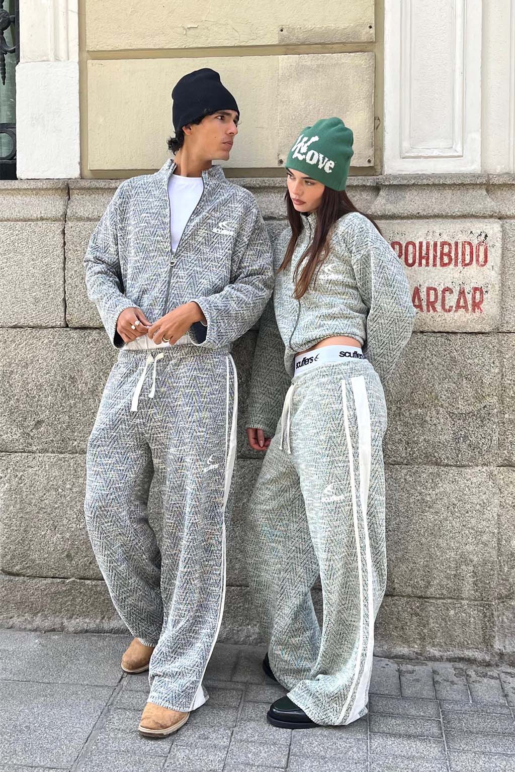Boucle Blue Pants