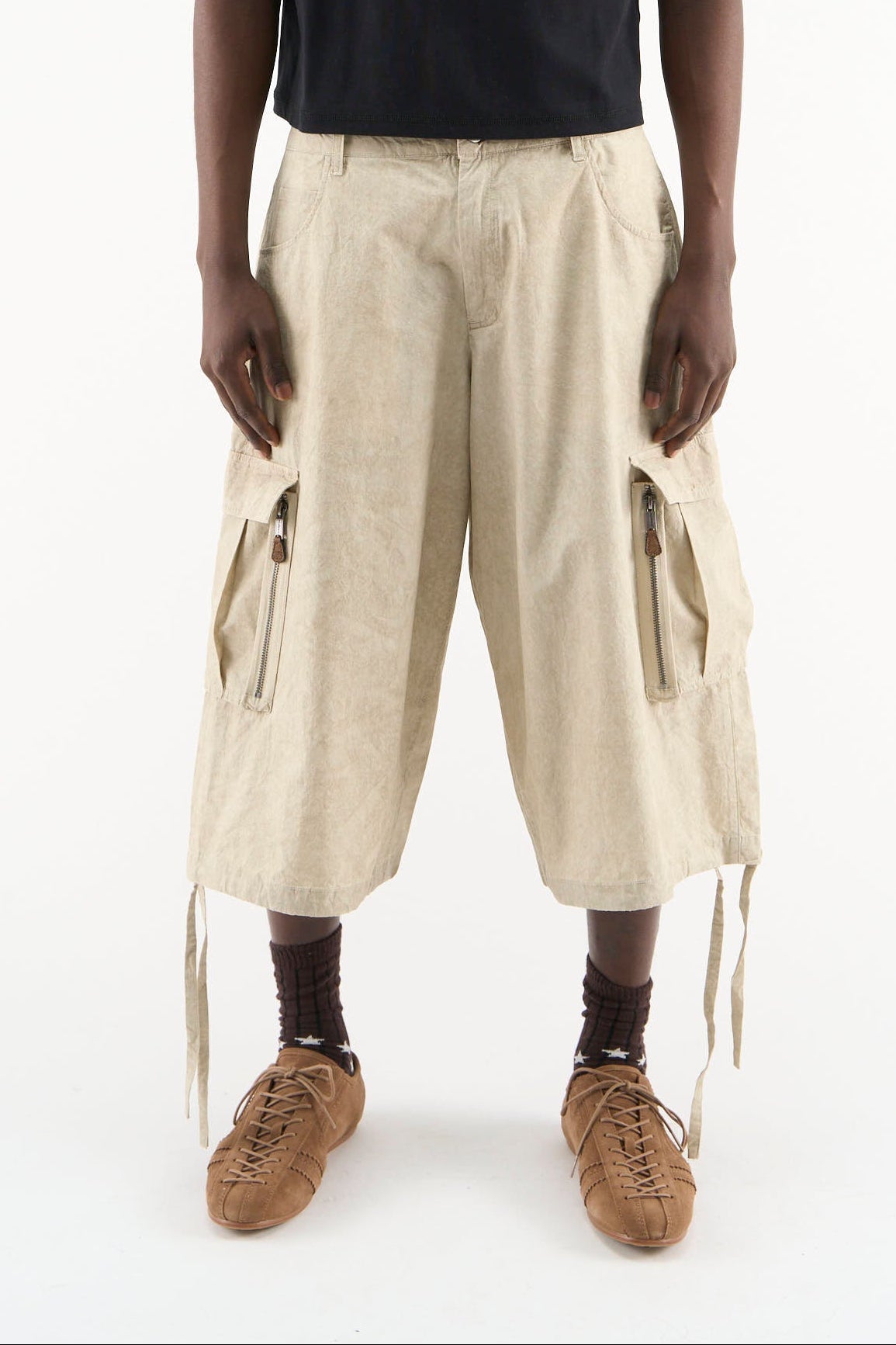 Funk Light Brown Jorts