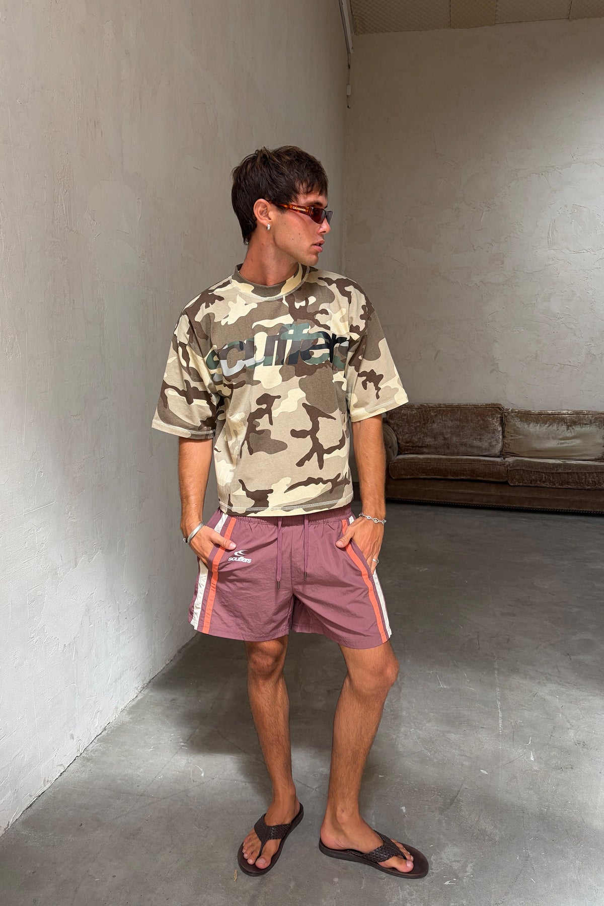 Double Camo Brown T-Shirt