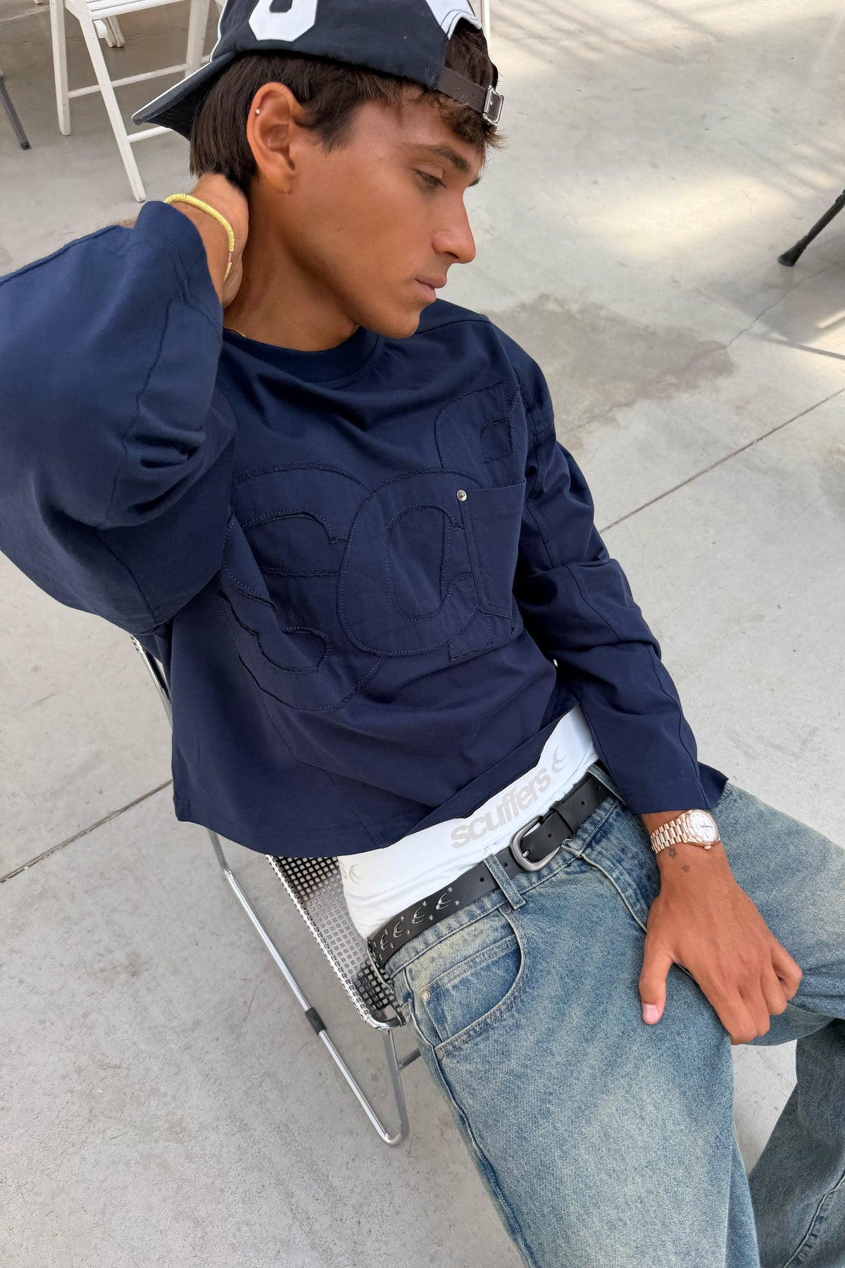 Original Navy Longsleeve