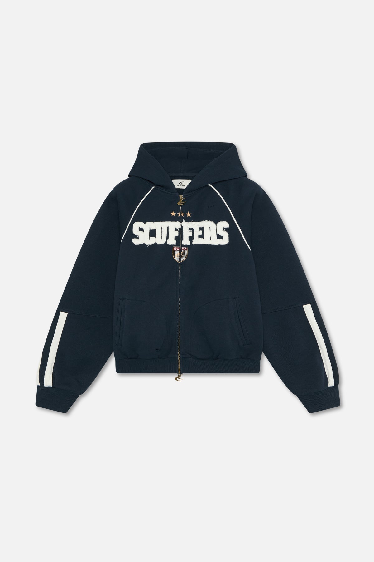Bentley Navy Zipper