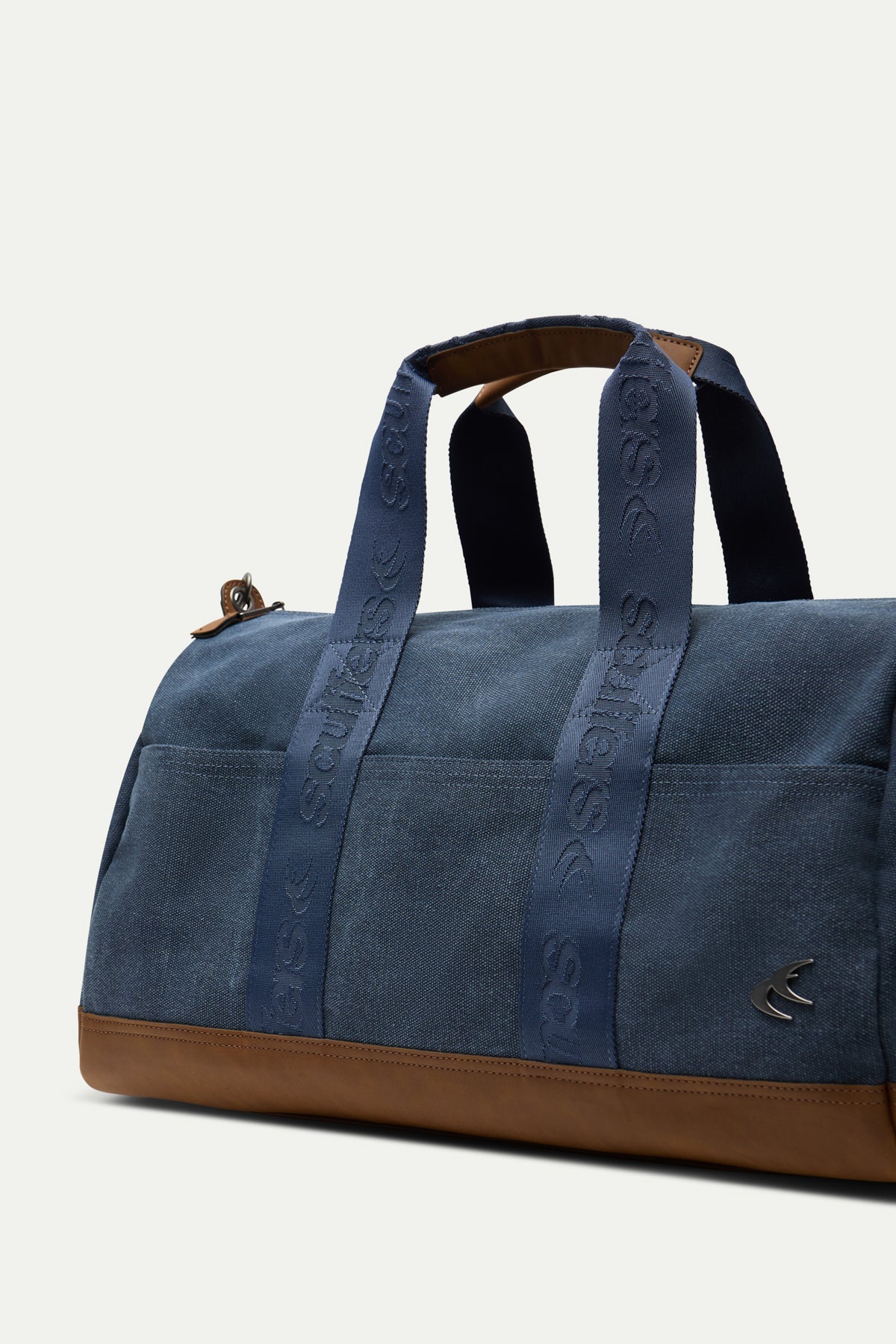 Canvas Navy Duffle Bag