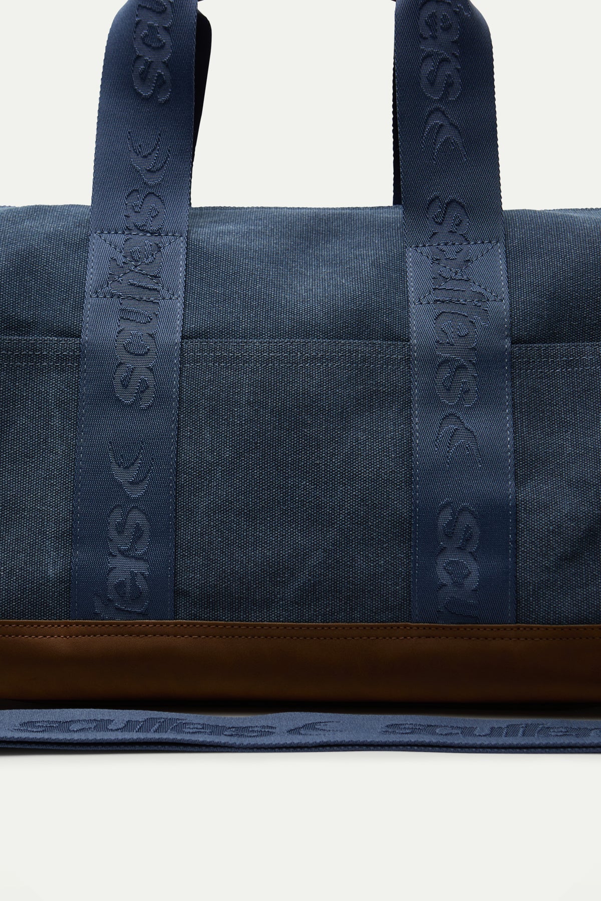 Canvas Navy Duffle Bag