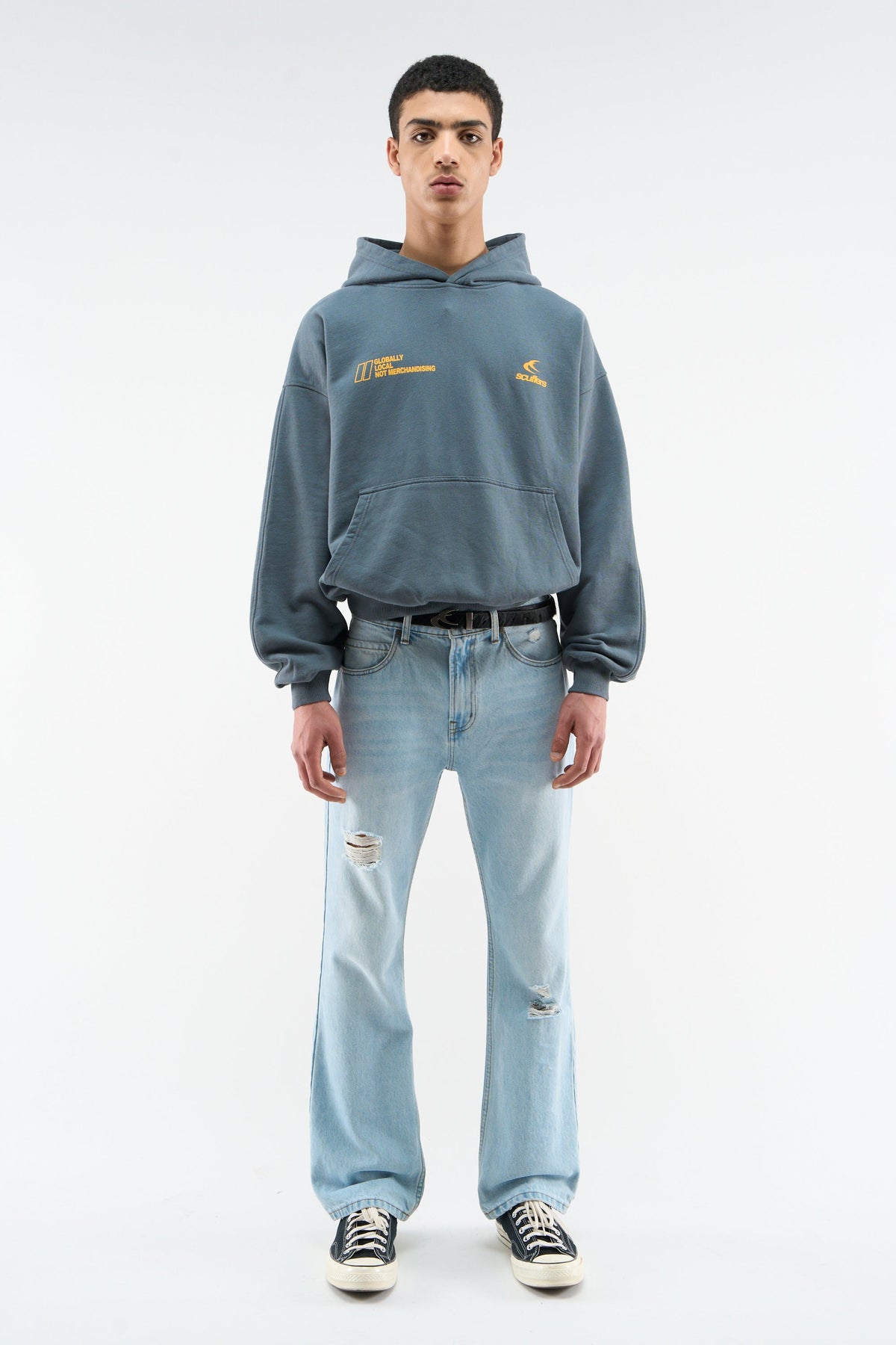 Globally Navy Hoodie