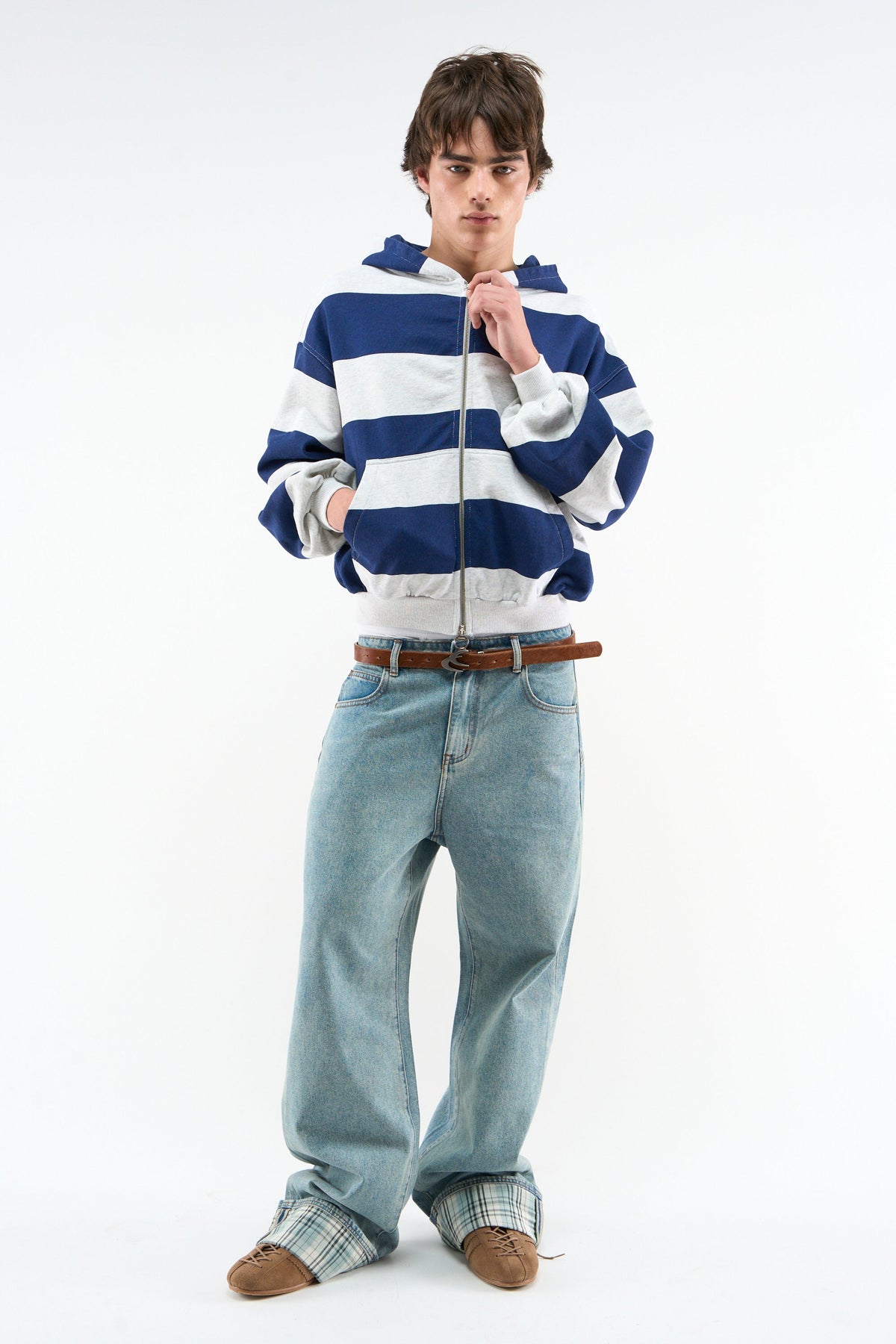 Club Navy Zipper