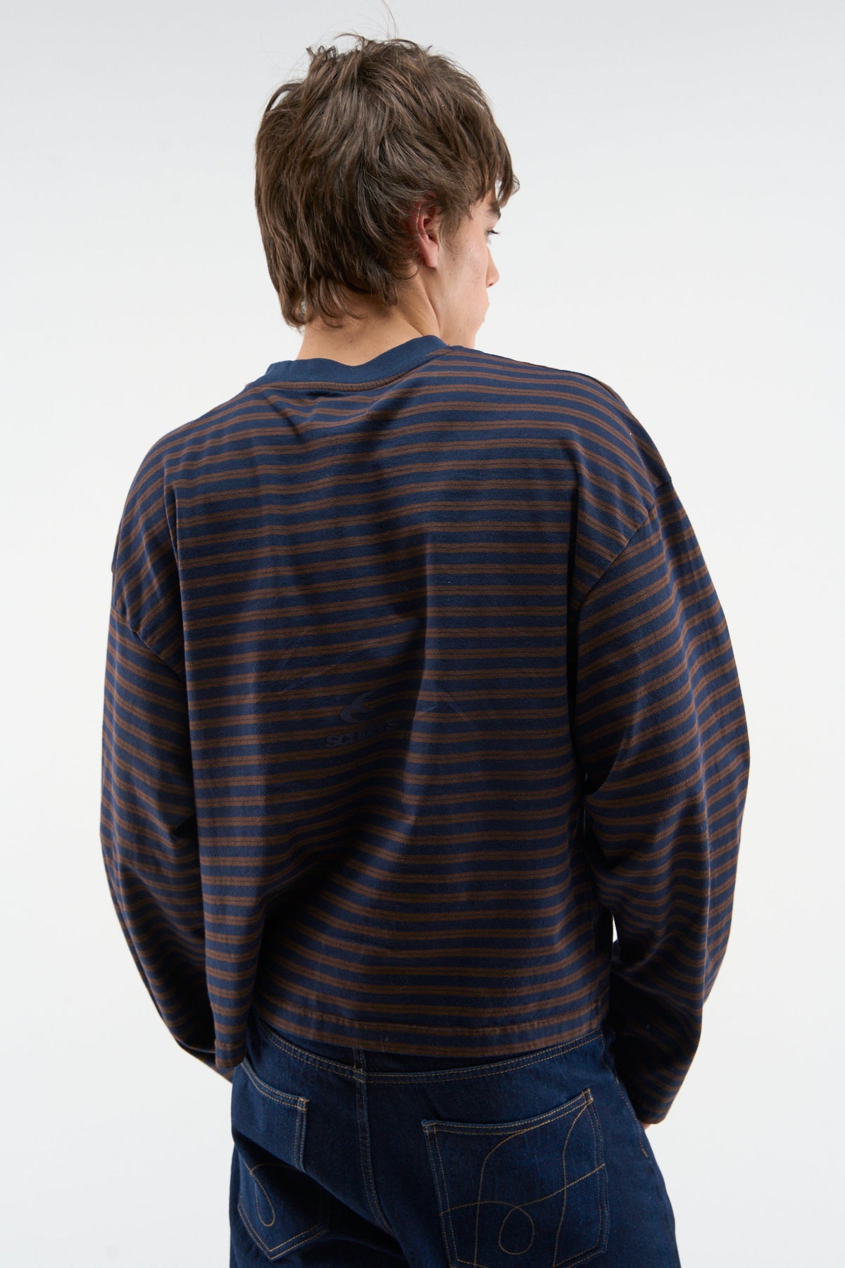 Raw Striped Brown Longsleeve