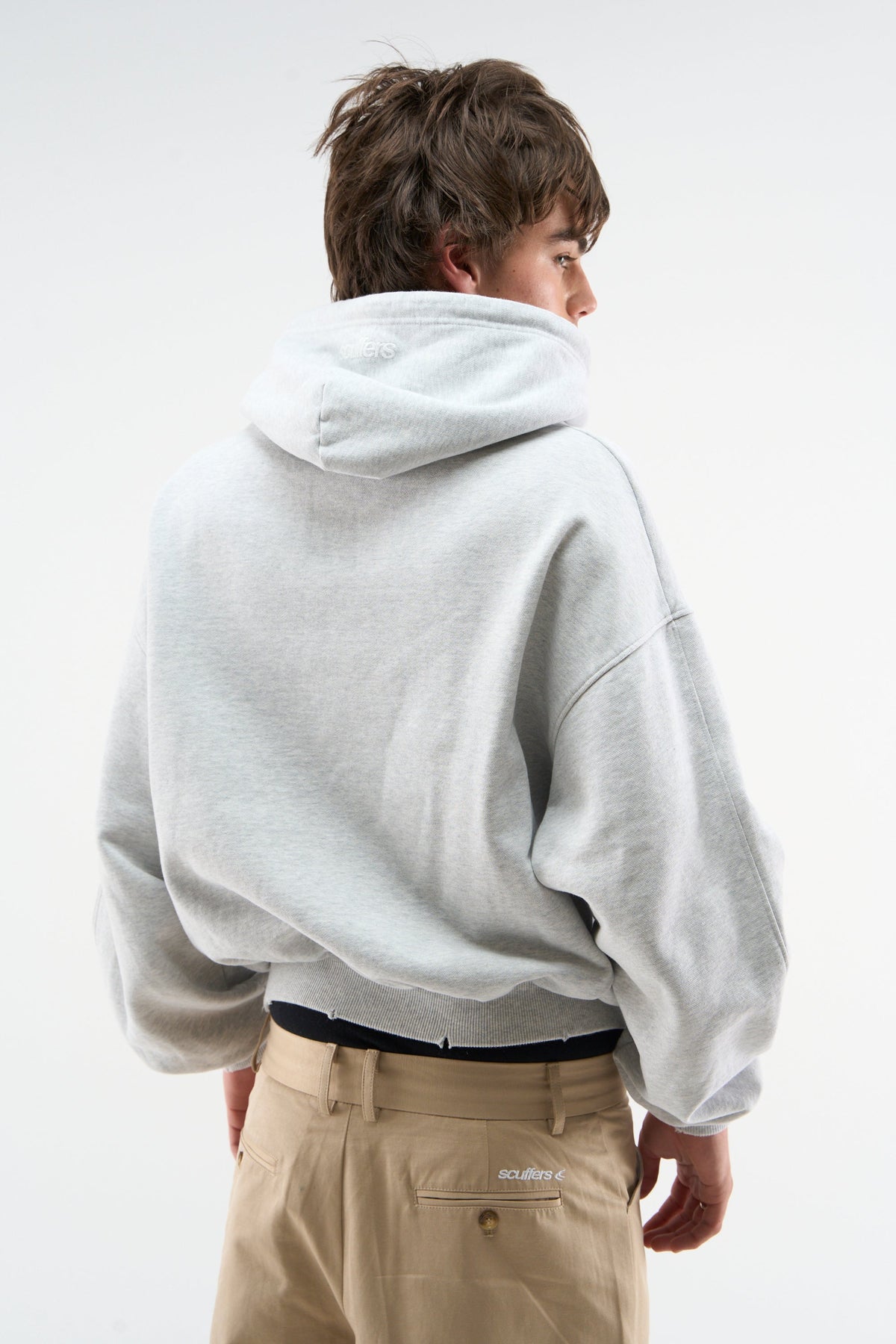 Eu Grey Melange Hoodie