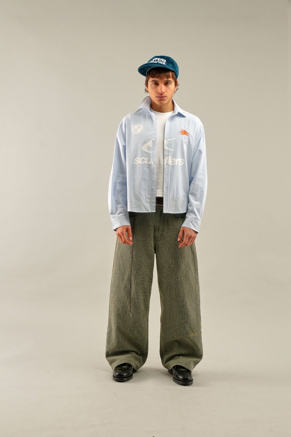 Germain Blue Striped Shirt