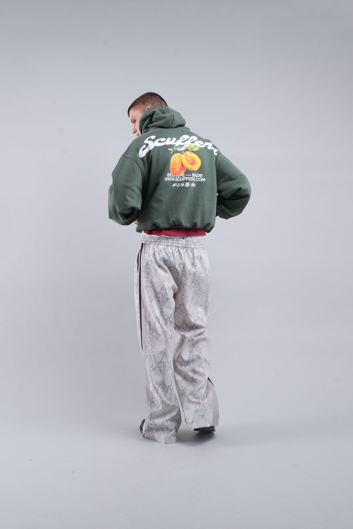 Snake Light Grey Tech Pants