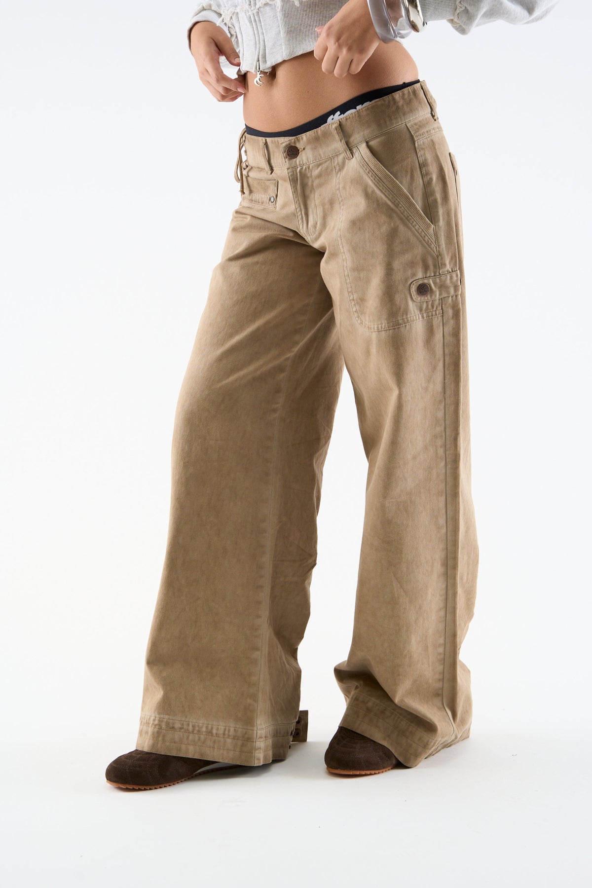 City Dusty Brown Pants