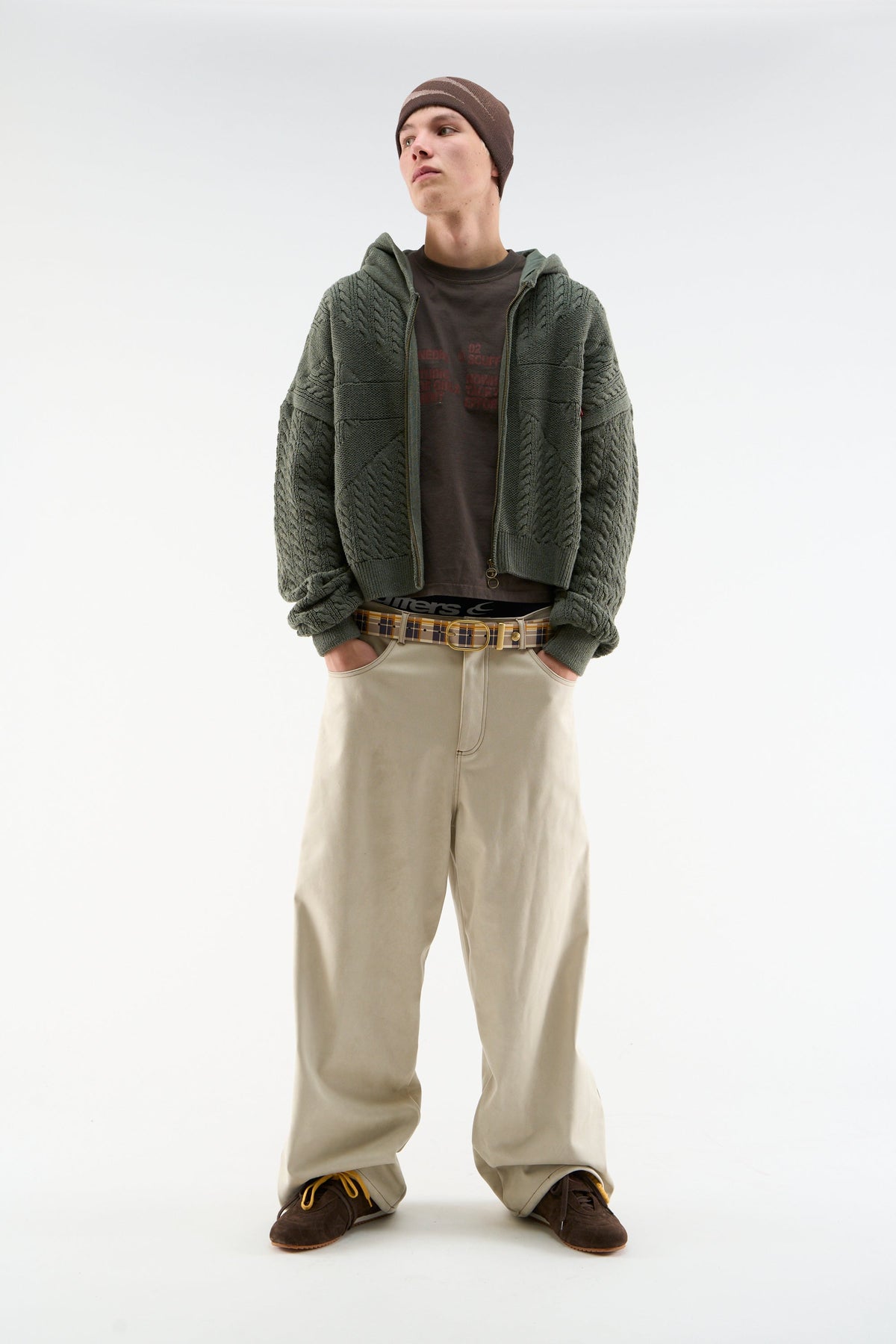 Checkered Brown Belt
