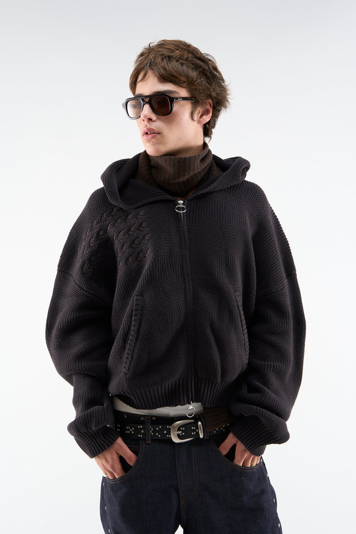 Nowhere Dark Knit Zipper