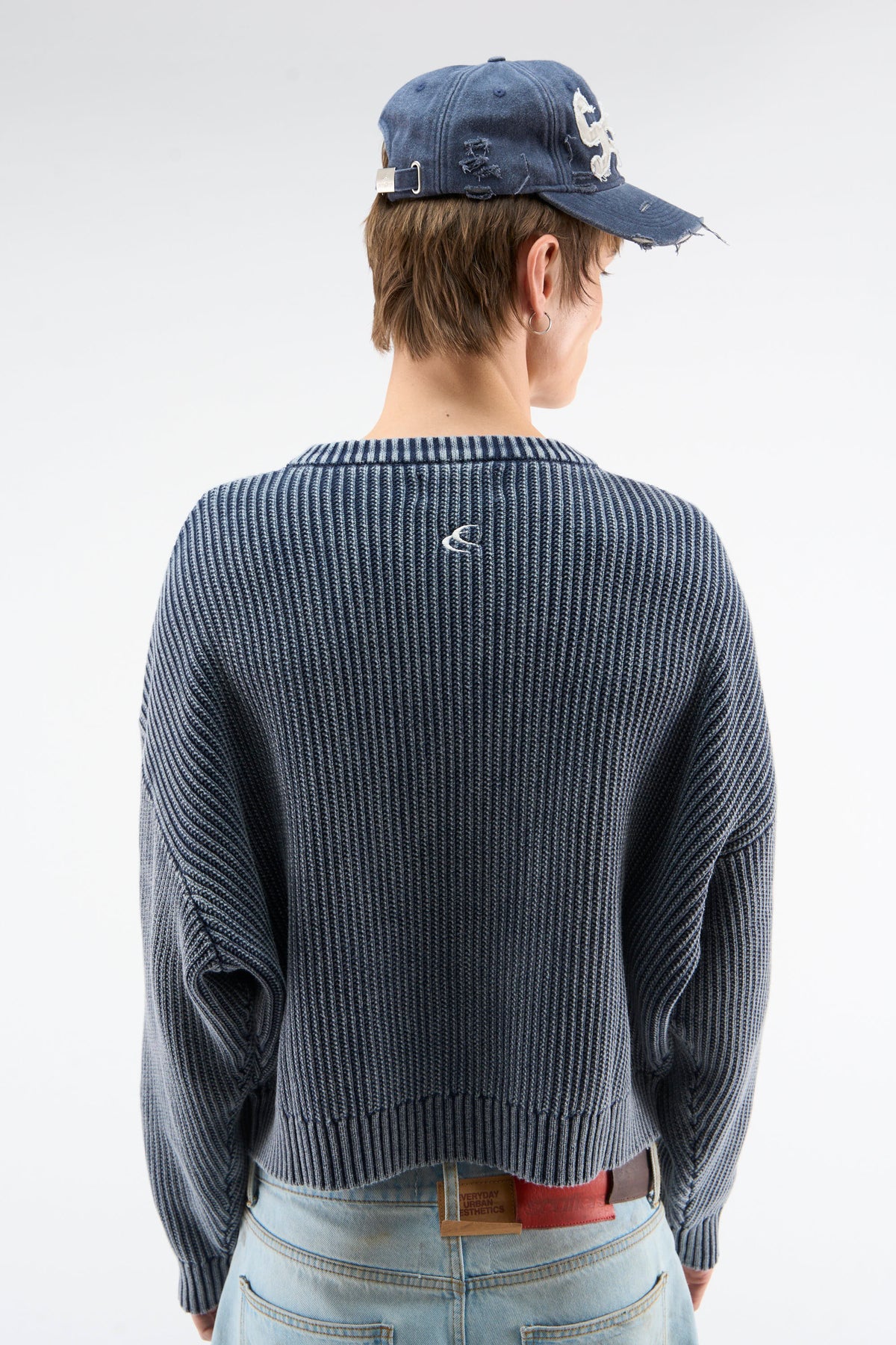 Cindy Navy Knit