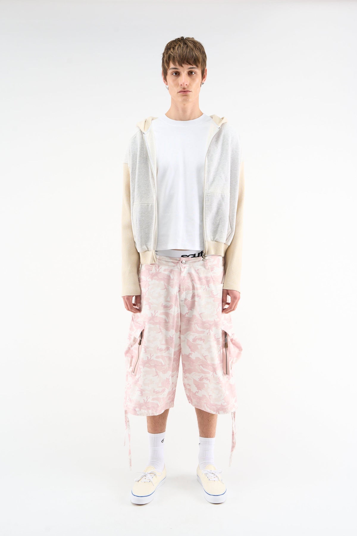 Funk Pink Camo Jorts