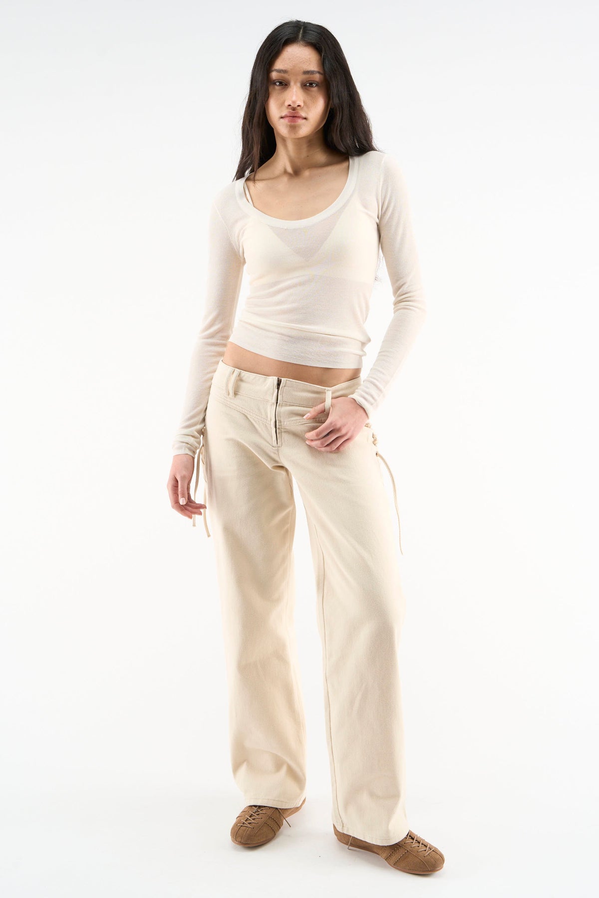 Lara Ecru Pants