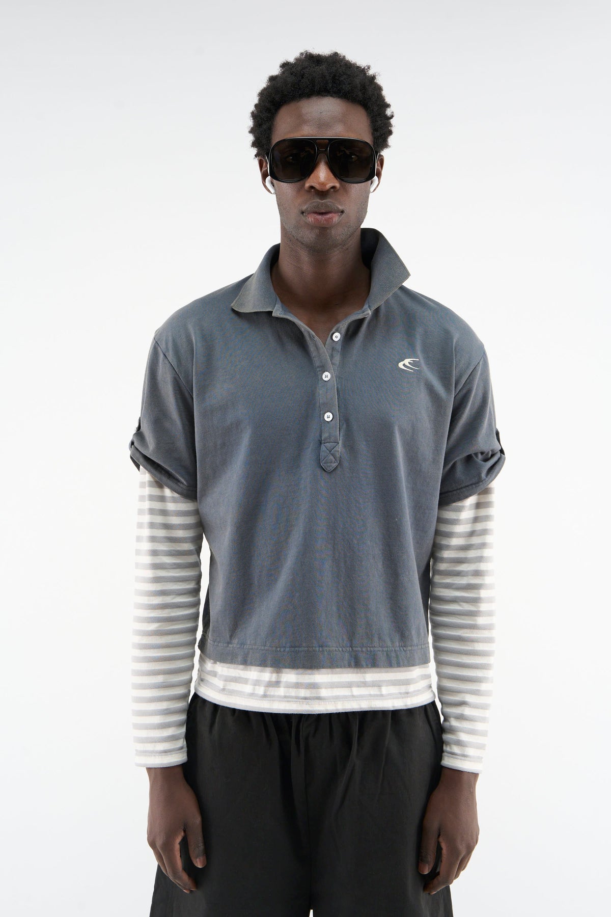 Somewhere Navy Polo
