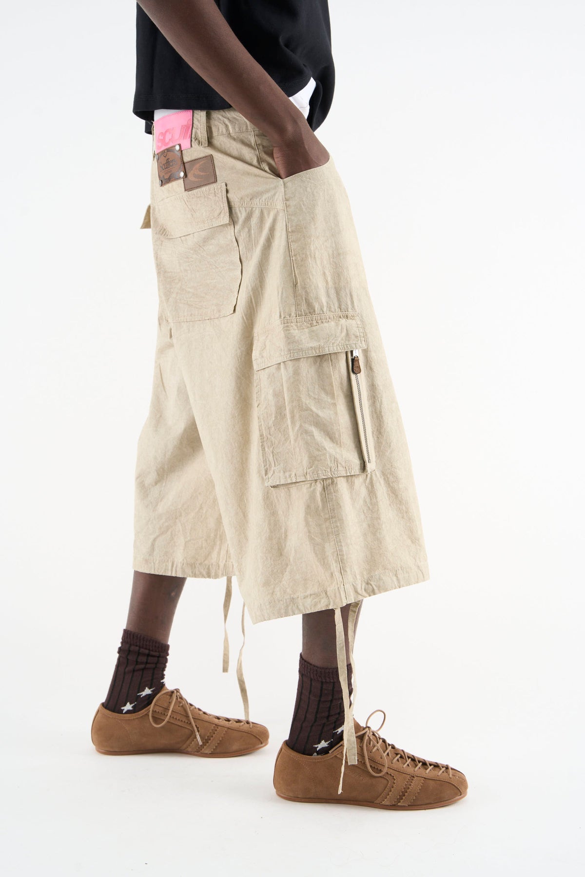 Funk Light Brown Jorts