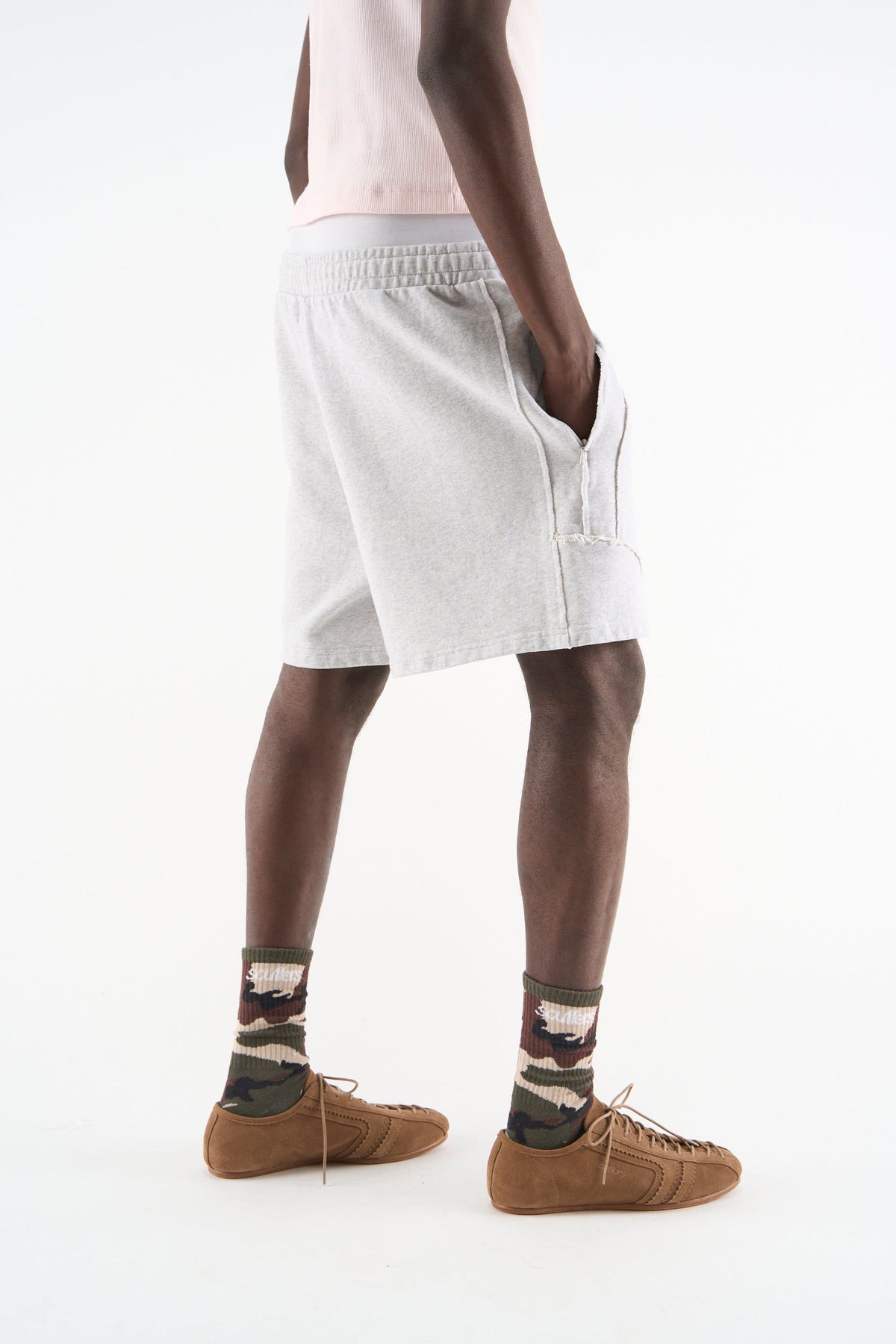 Couture Sport Grey Melange Shorts