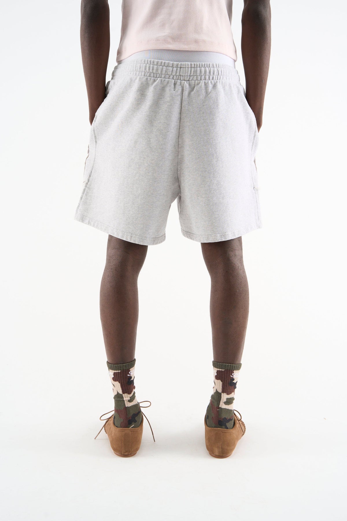 Couture Sport Grey Melange Shorts
