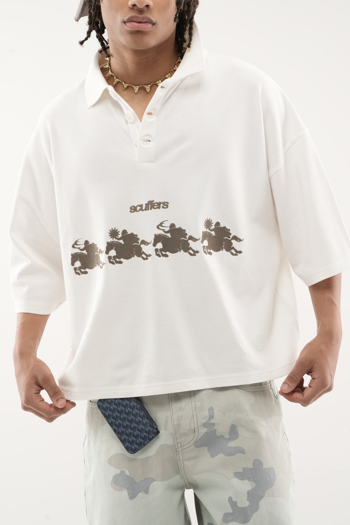 The Race Ecru Polo