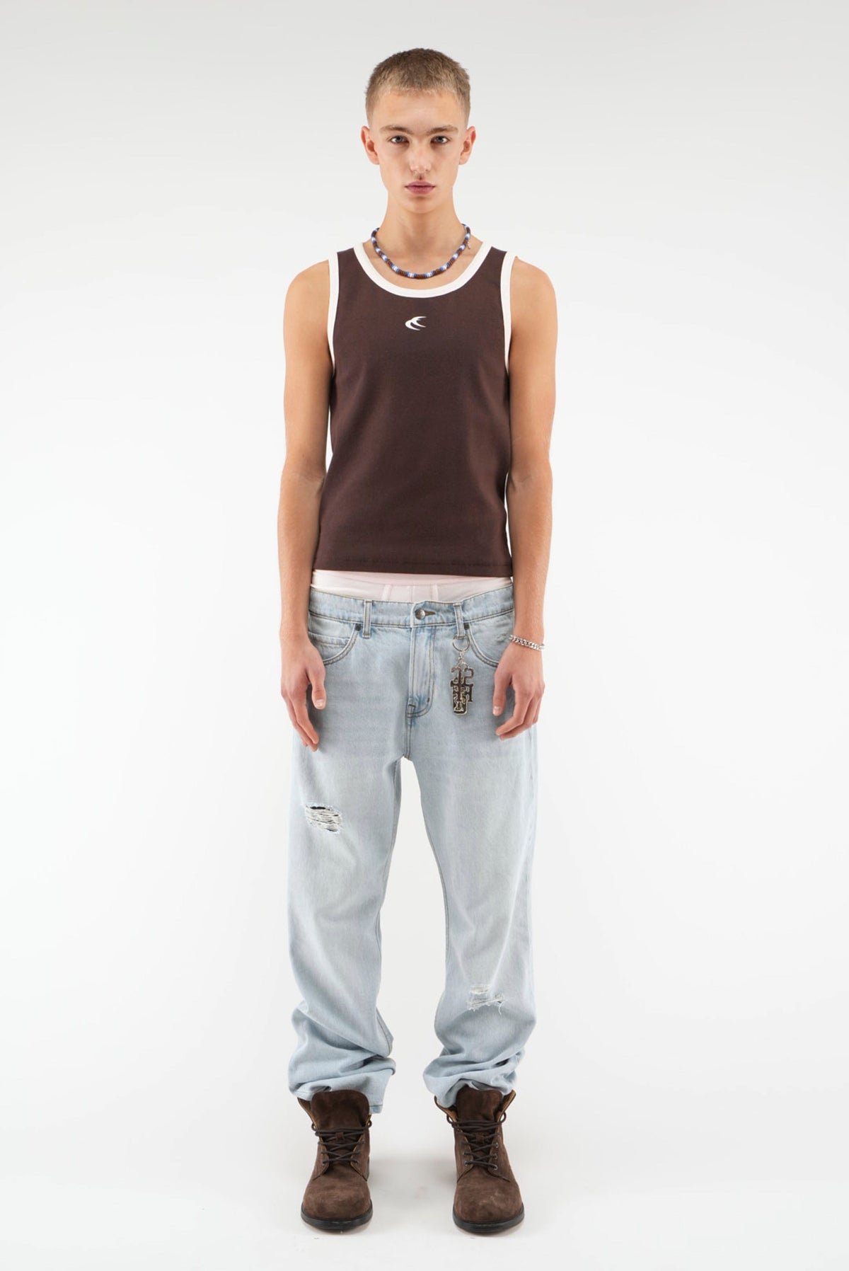 Twice Brown Tank Top