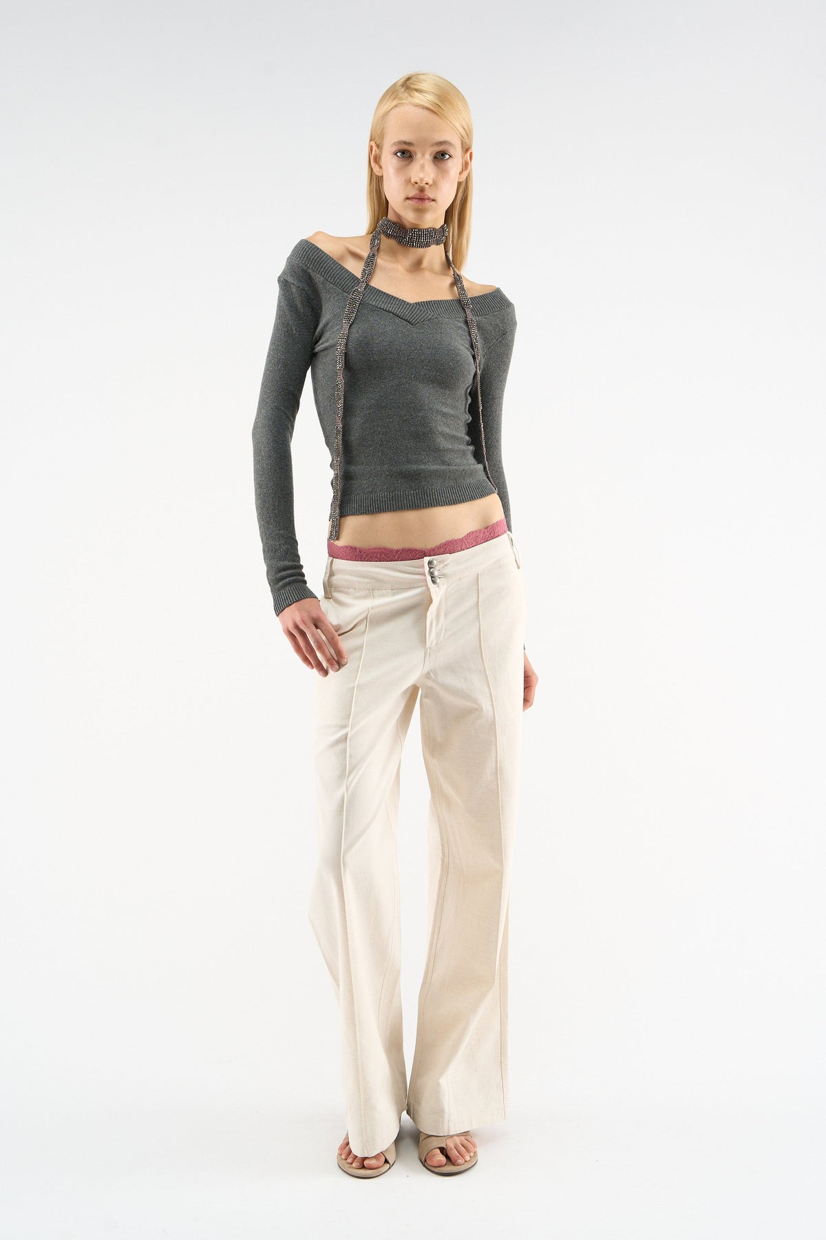Summer Tailoring White Pants