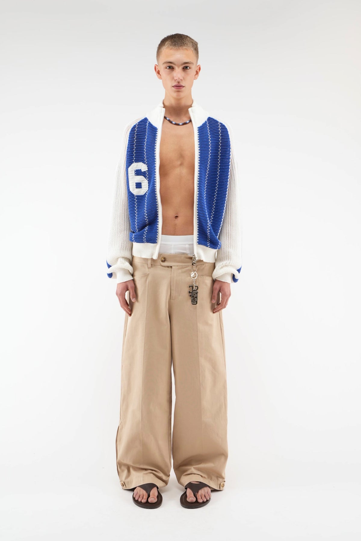 Beacon Navy Knit Zipper