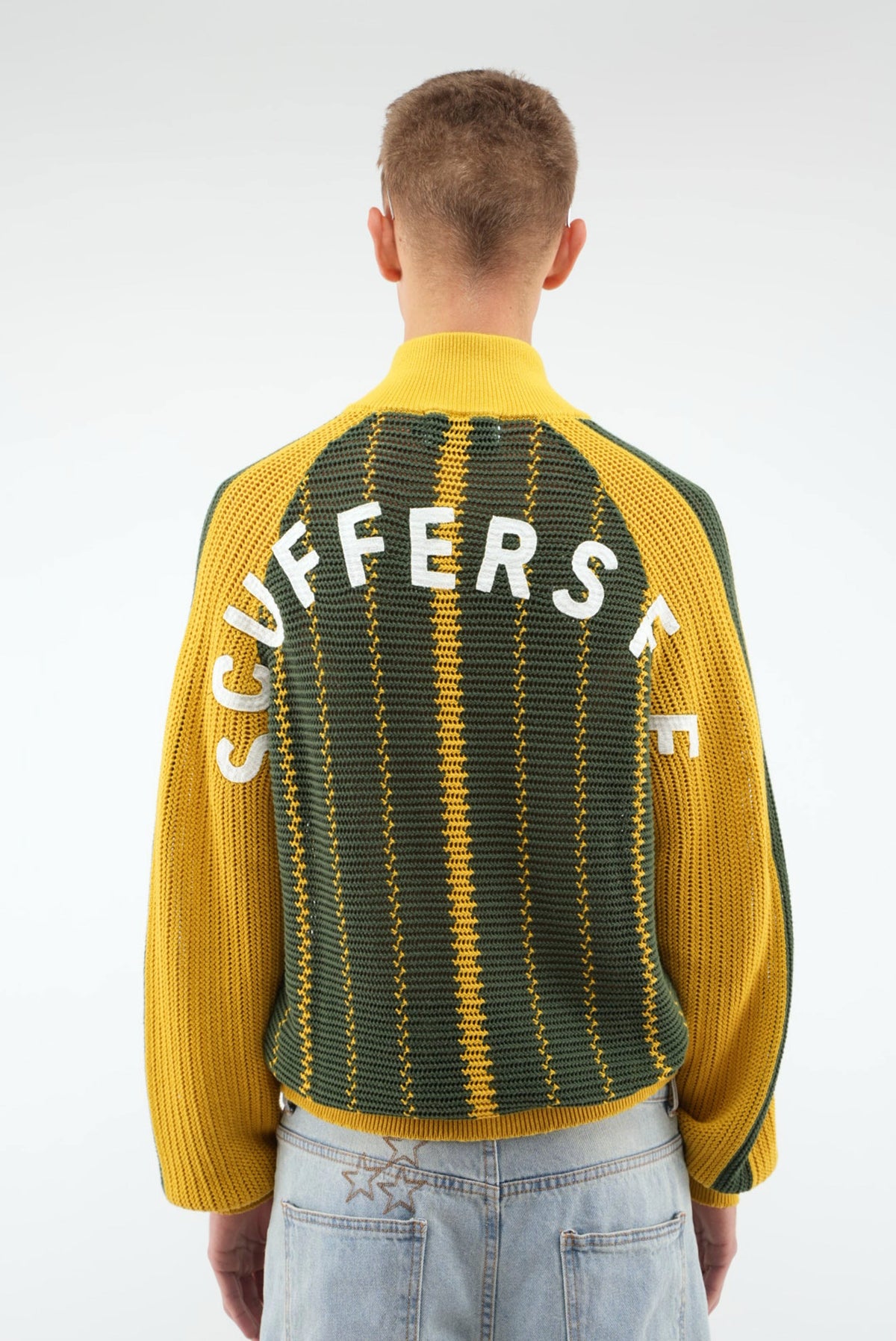 Beacon Yellow Knit Zipper