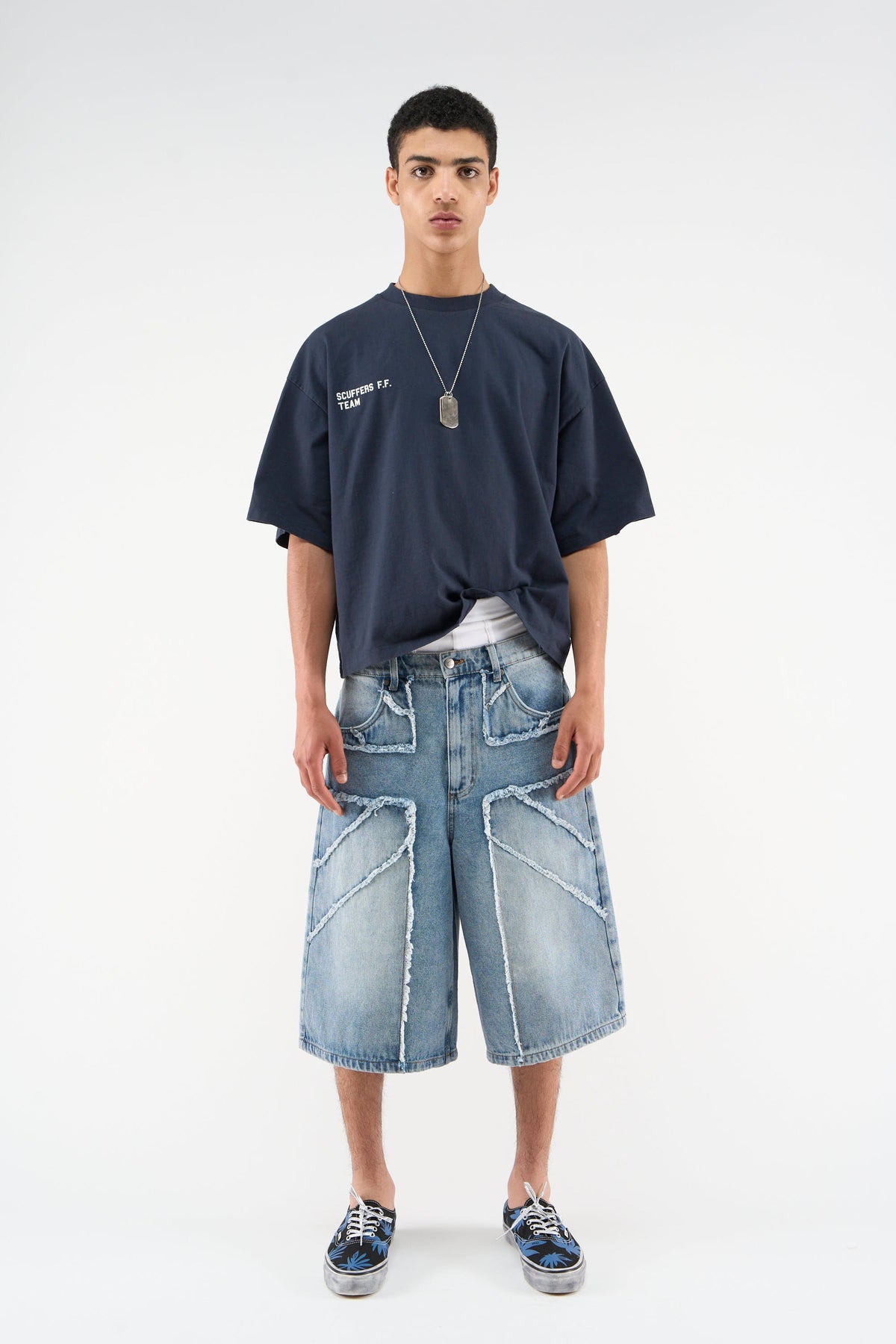 OPS Blue Jorts