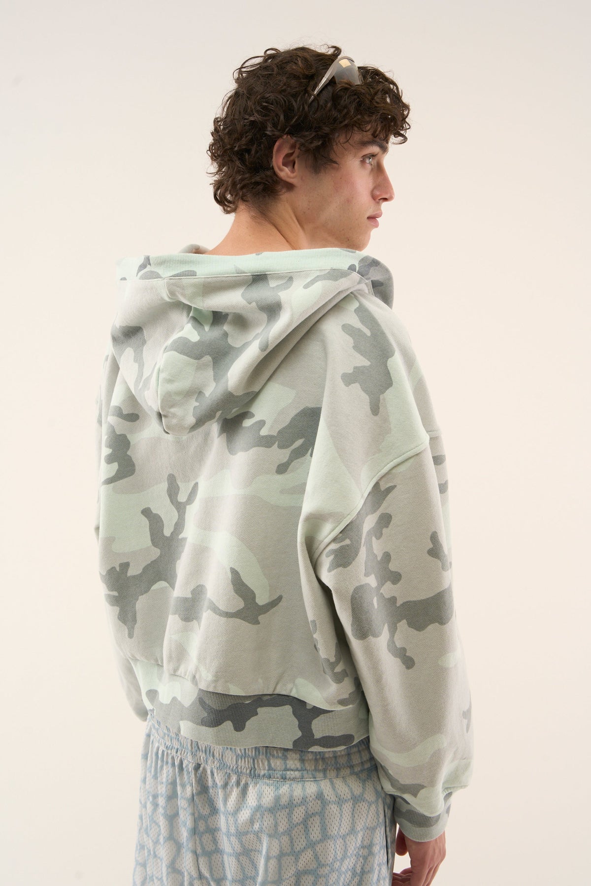 Confused Grey Camo Zipper