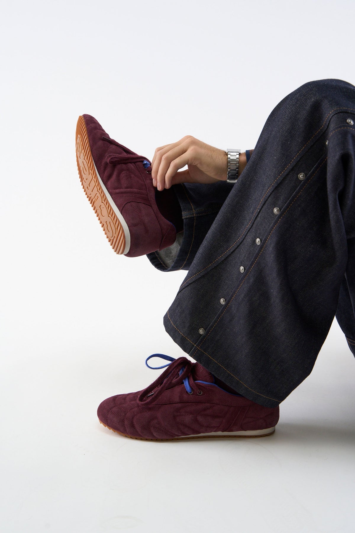 Iconic Suede Burgundy Sneaker