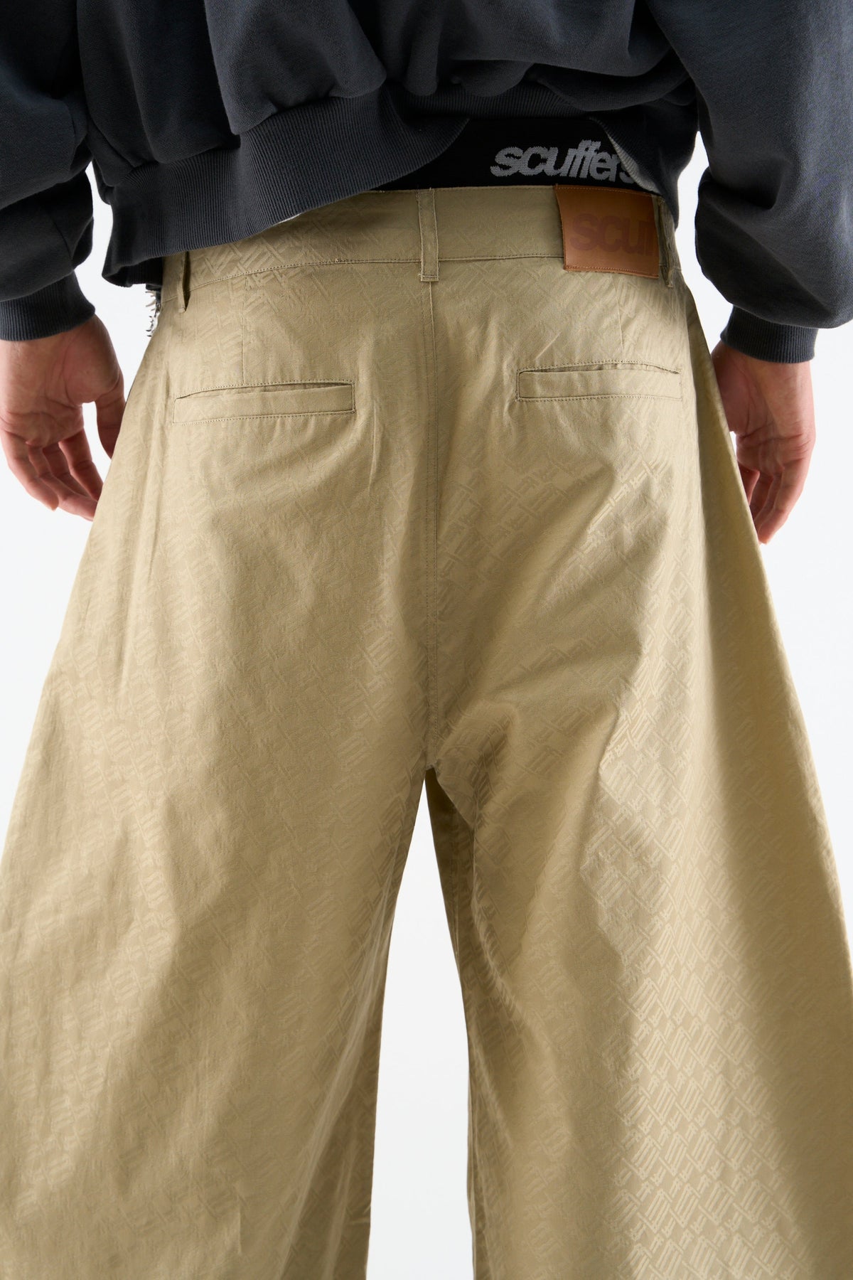 Monogram Shell Beige Pants