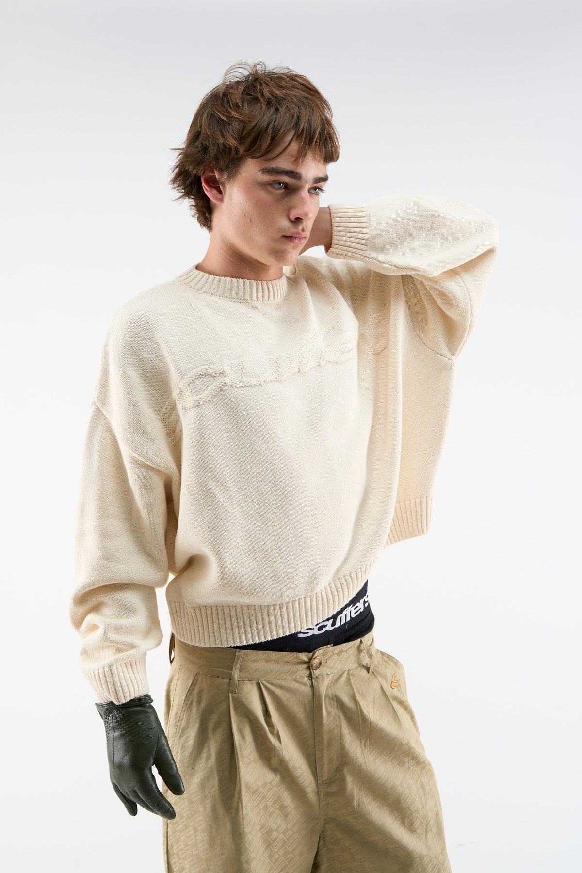 Flag Ecru Knit