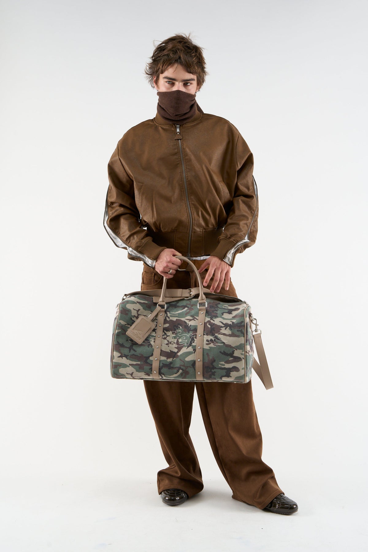 Lisbon Brown Bomber Jacket