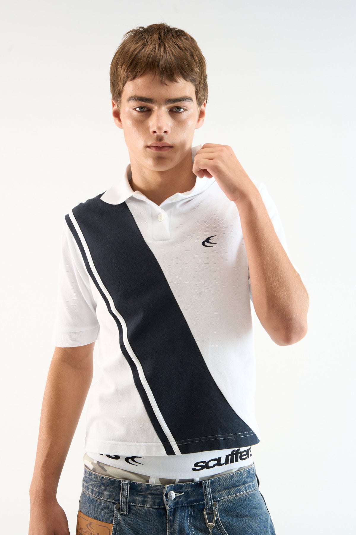 CLG White Polo