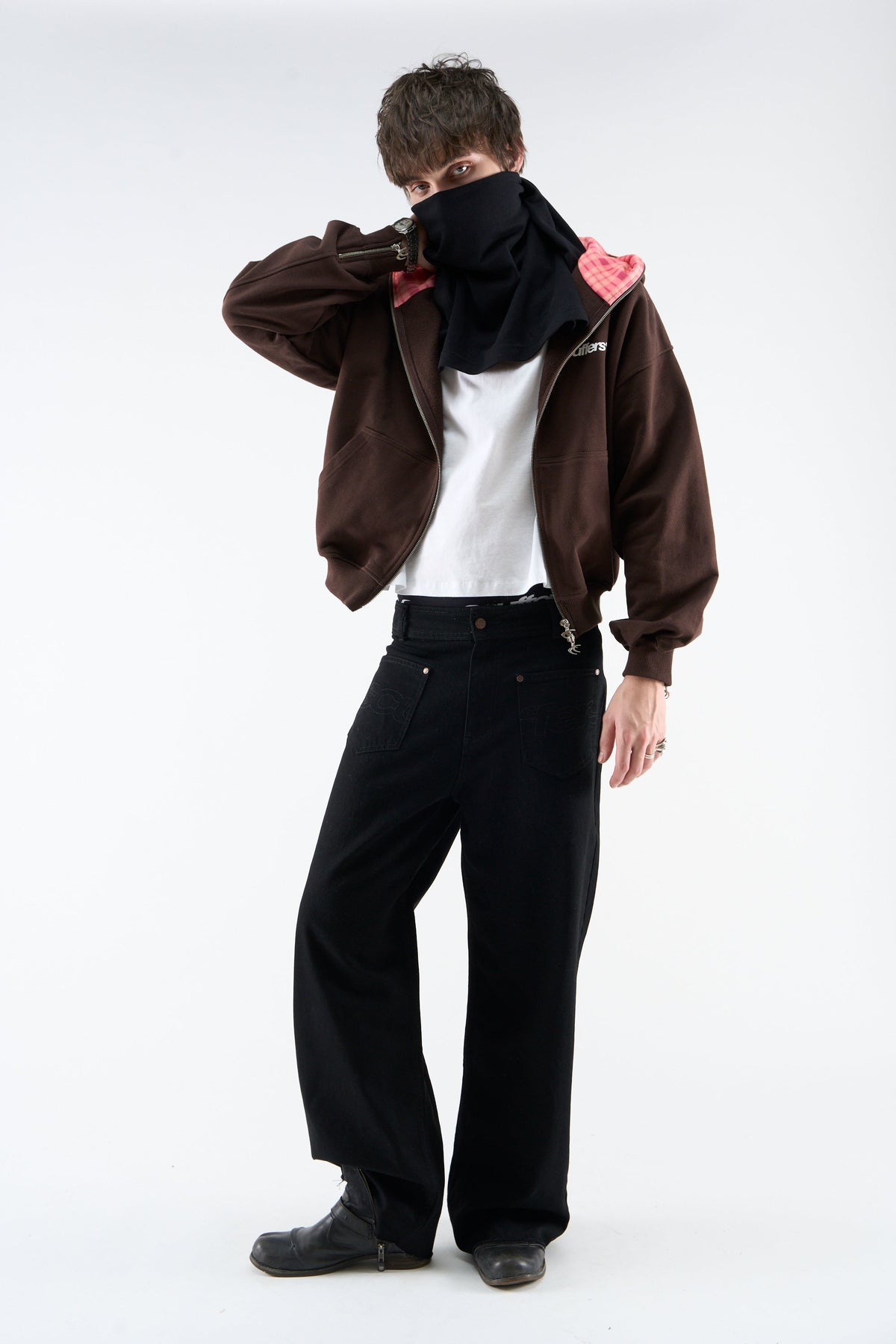 Gothic Brown Zipper