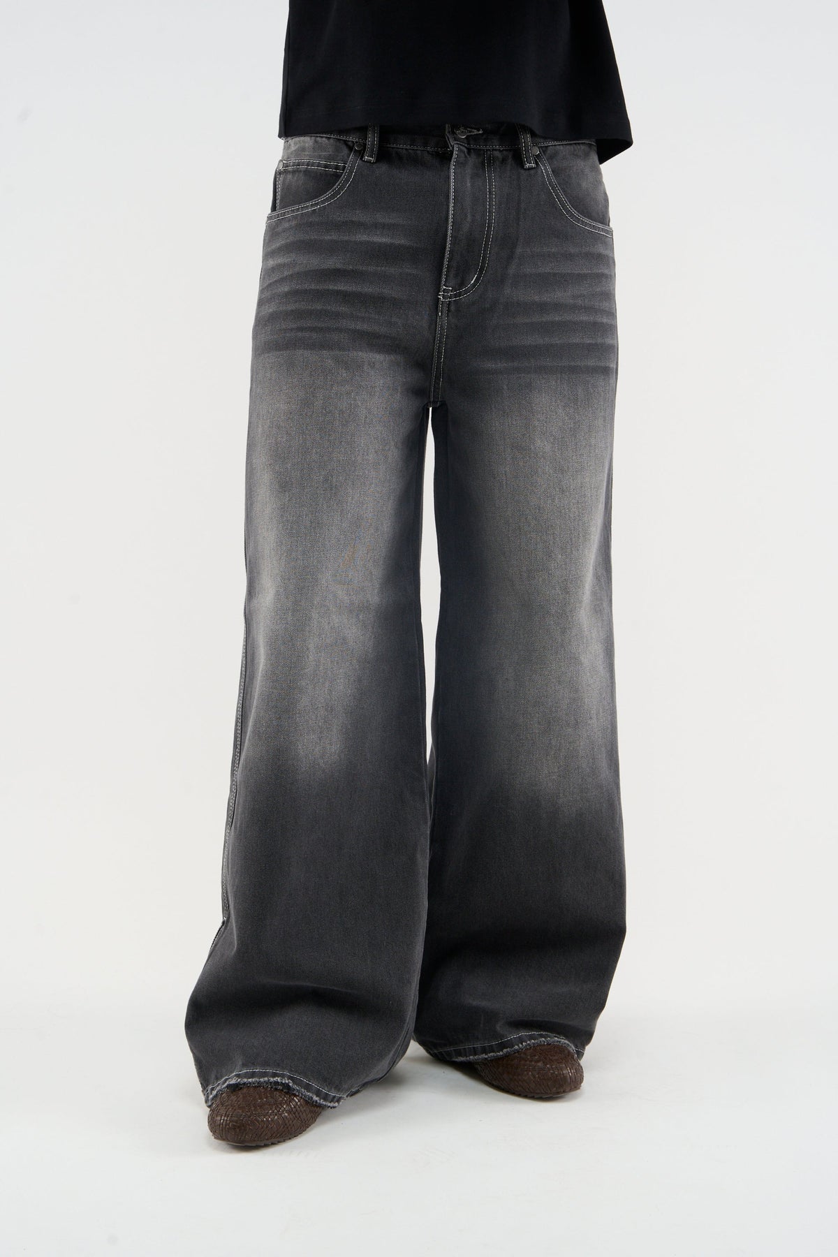Zip Grey Pants