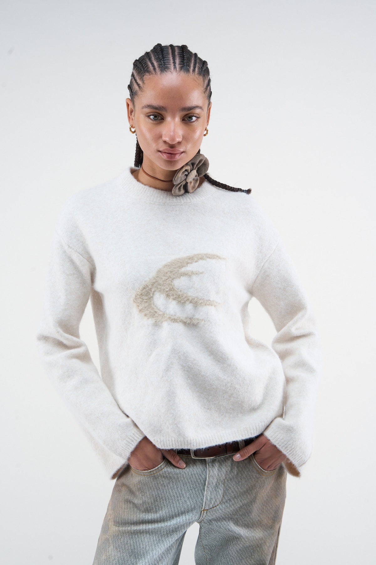 Blend Ecru Knit
