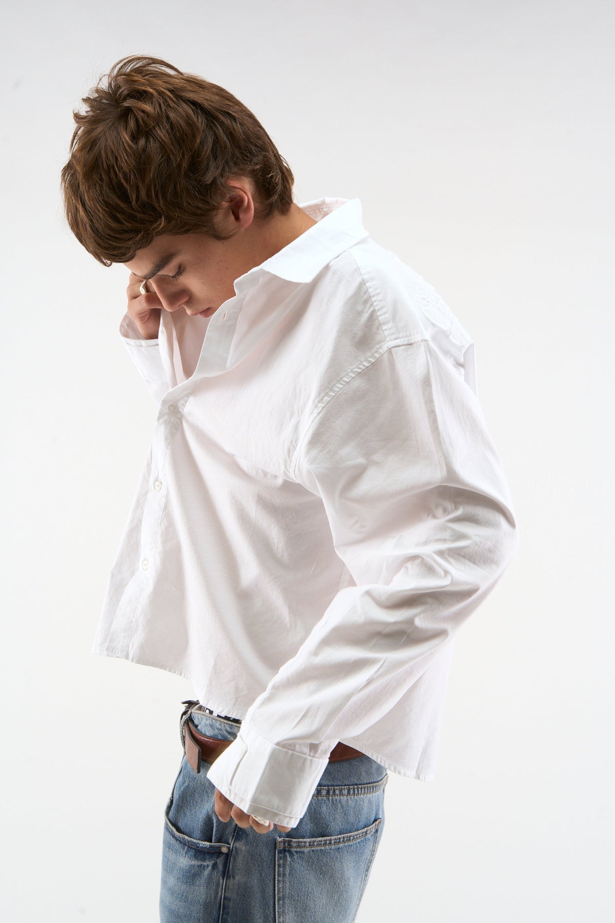 Pale White Shirt