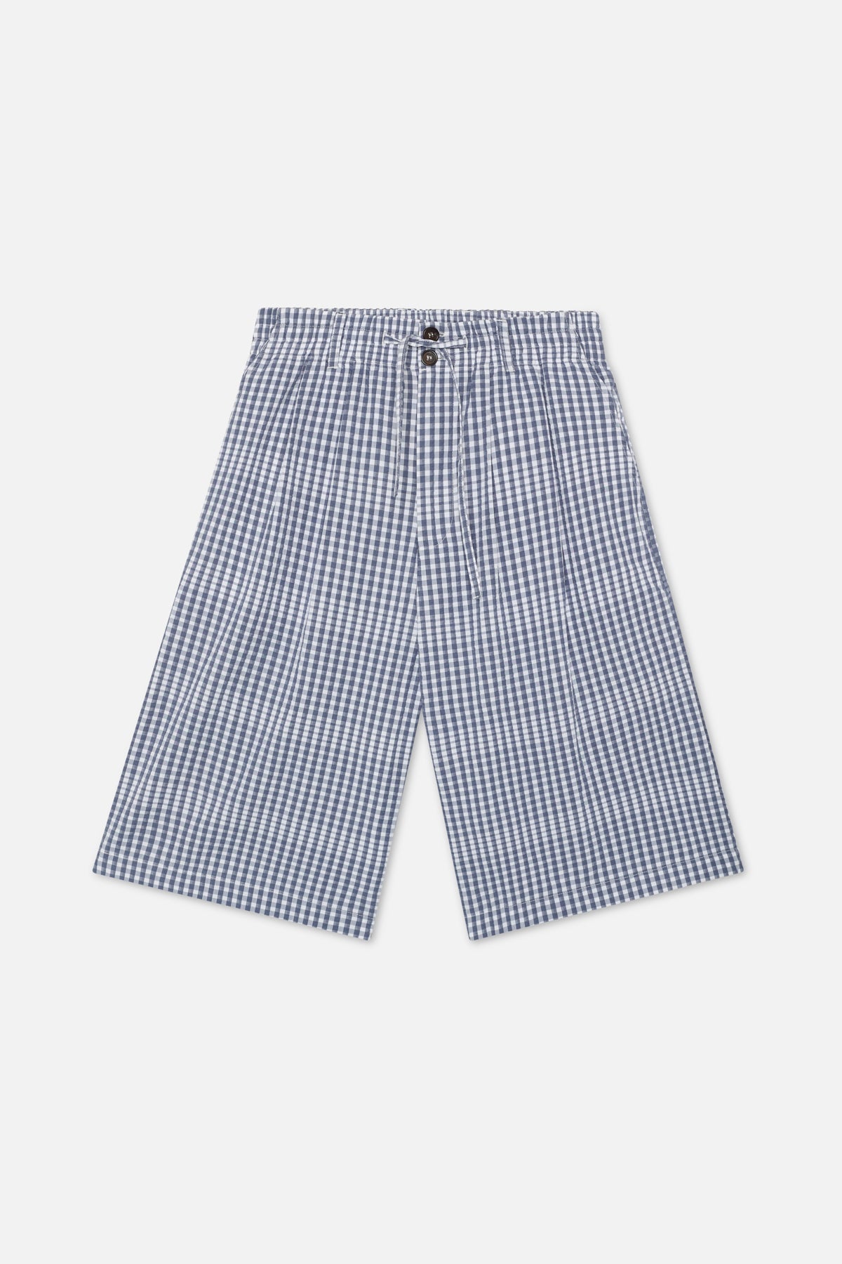 Donguan Blue Checkered Jorts